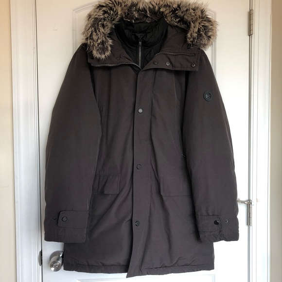 michael kors men's hooded bib snorkel parka